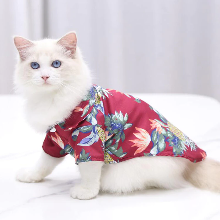 Camisas hawaianas para mascotas