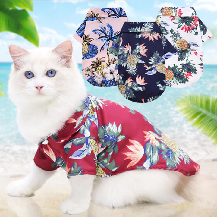 Camisas hawaianas para mascotas