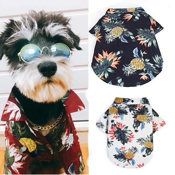 Camisas hawaianas para mascotas
