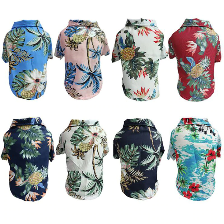 Camisas hawaianas para mascotas