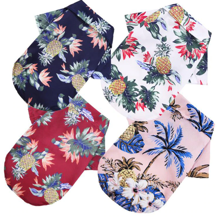 Camisas hawaianas para mascotas