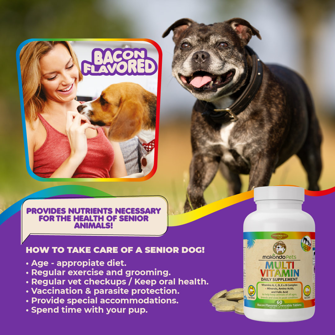 Multivitamínico para perros y gatos. Vitaminas prenatales. 60 comprimidos. 