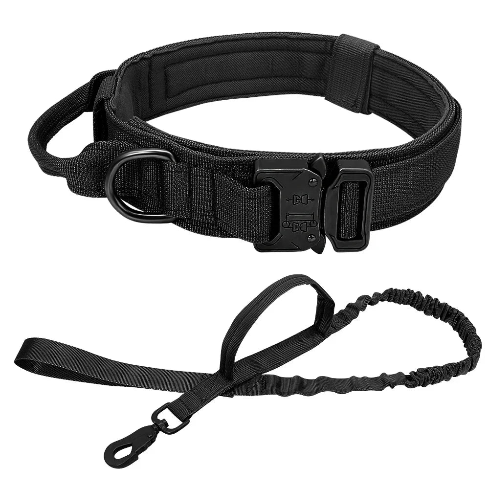 Collier et laisse Tactical Luxe