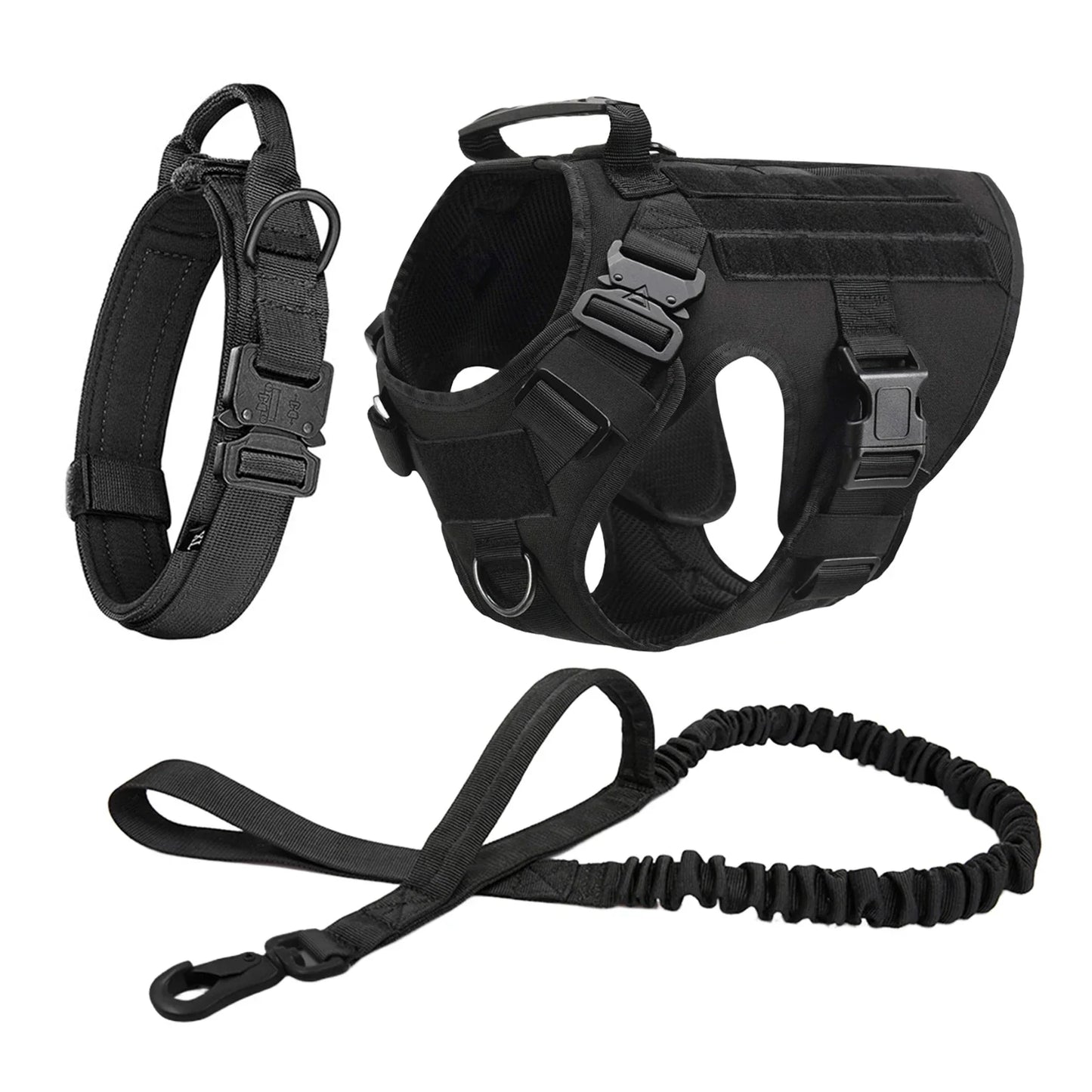 Conjunto de arnés y correa tácticos para perros Ultimate Explorer