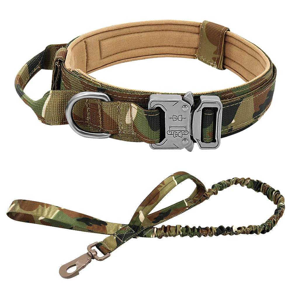 Collier et laisse Tactical Luxe