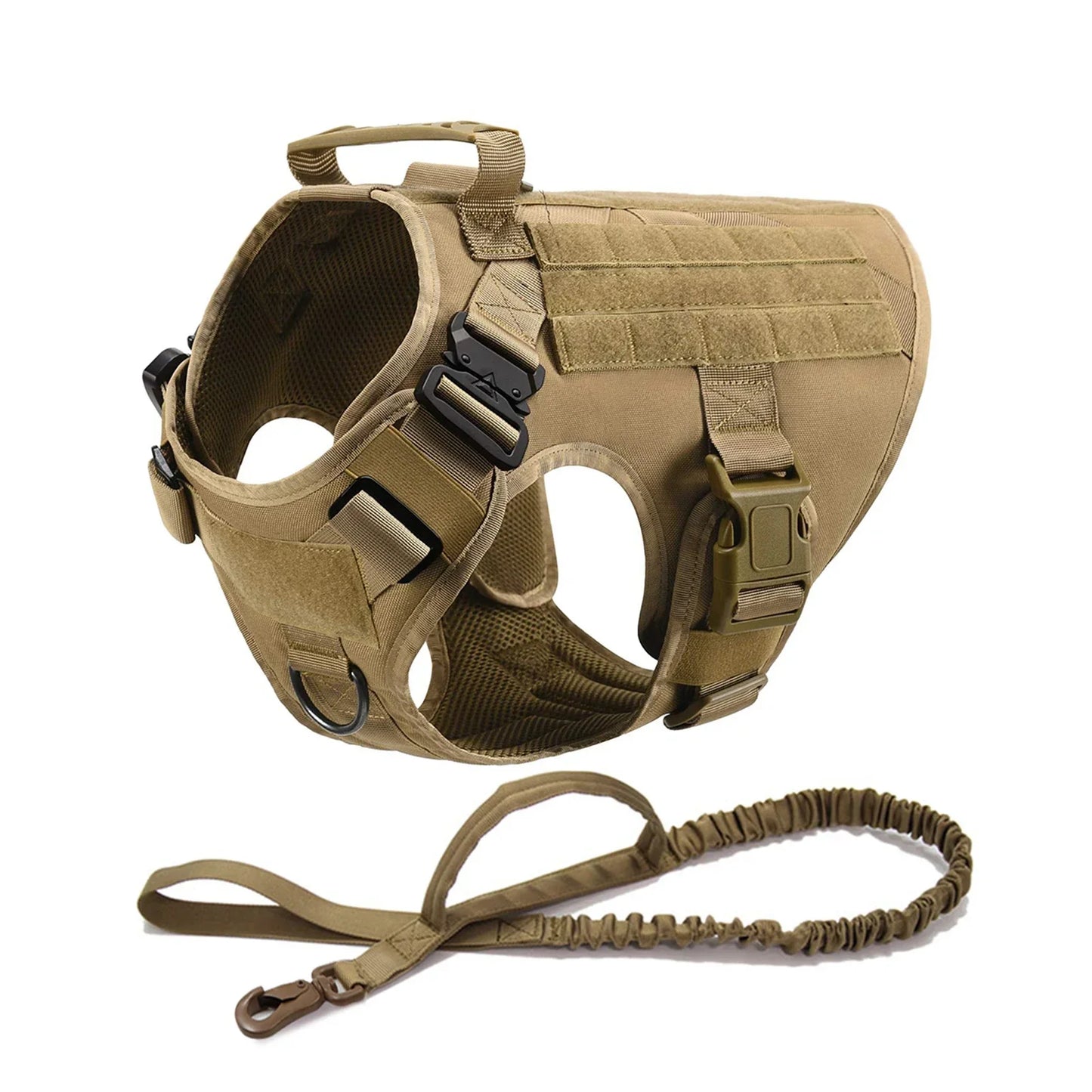 Conjunto de arnés y correa tácticos para perros Ultimate Explorer