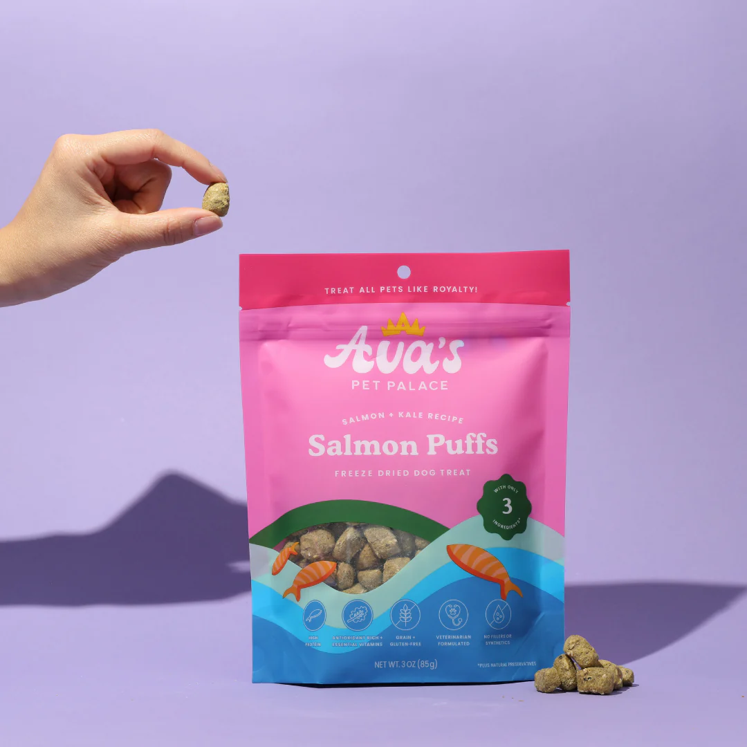 Golosinas liofilizadas para perros Ava's Pet Palace - Bocadillos de salmón (85 g)