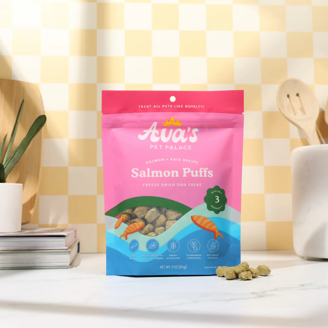 Golosinas liofilizadas para perros Ava's Pet Palace - Bocadillos de salmón (85 g)