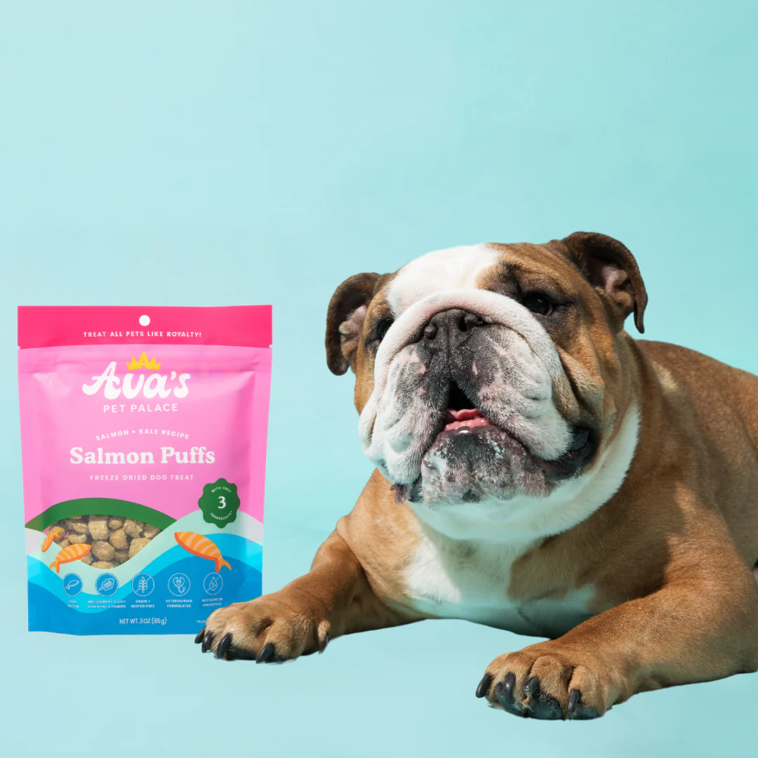 Golosinas liofilizadas para perros Ava's Pet Palace - Bocadillos de salmón (85 g)