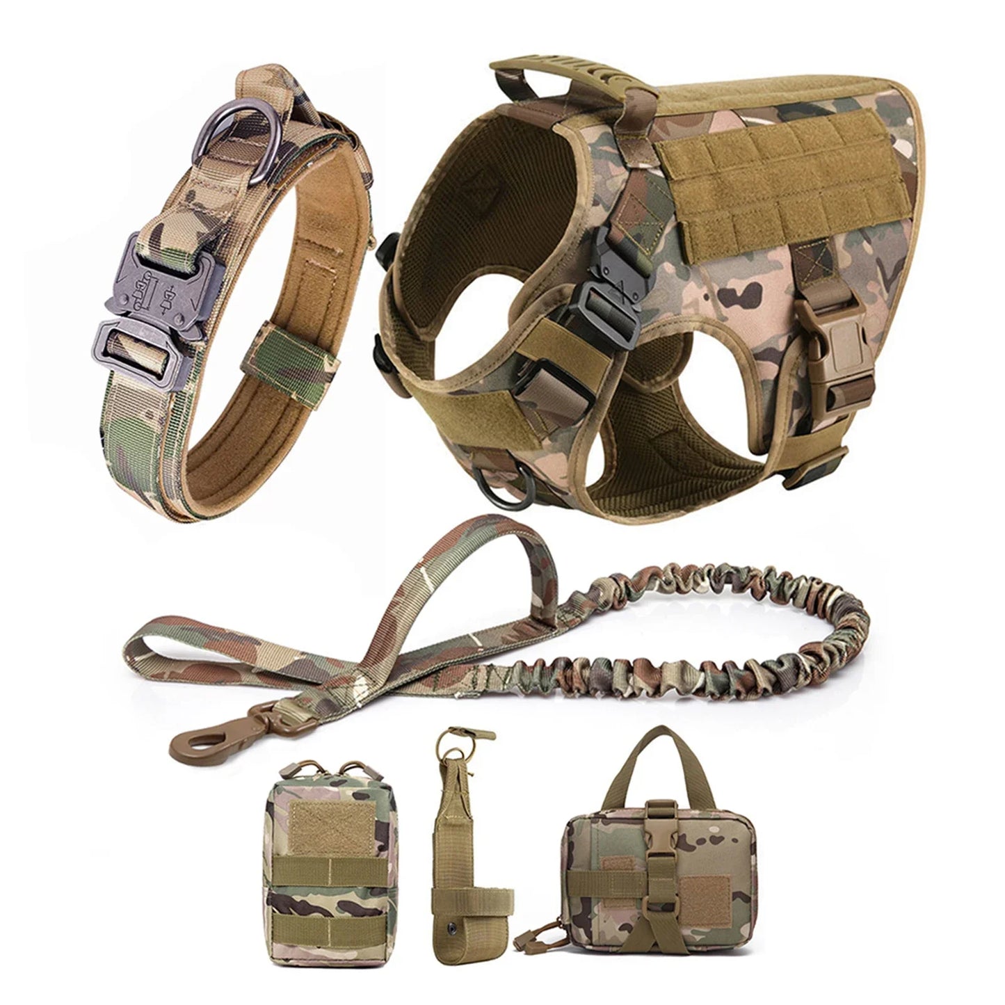 Conjunto de arnés y correa tácticos para perros Ultimate Explorer