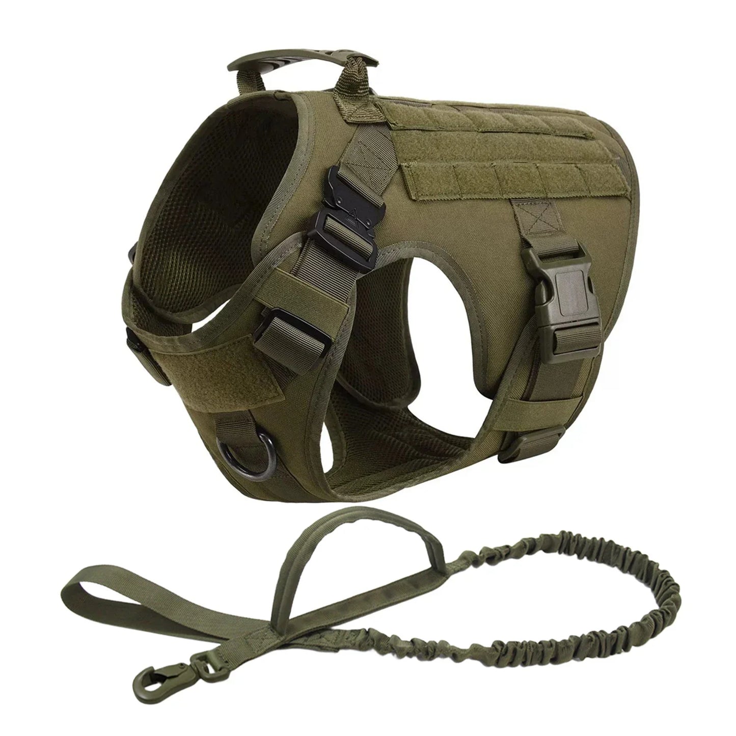 Conjunto de arnés y correa tácticos para perros Ultimate Explorer
