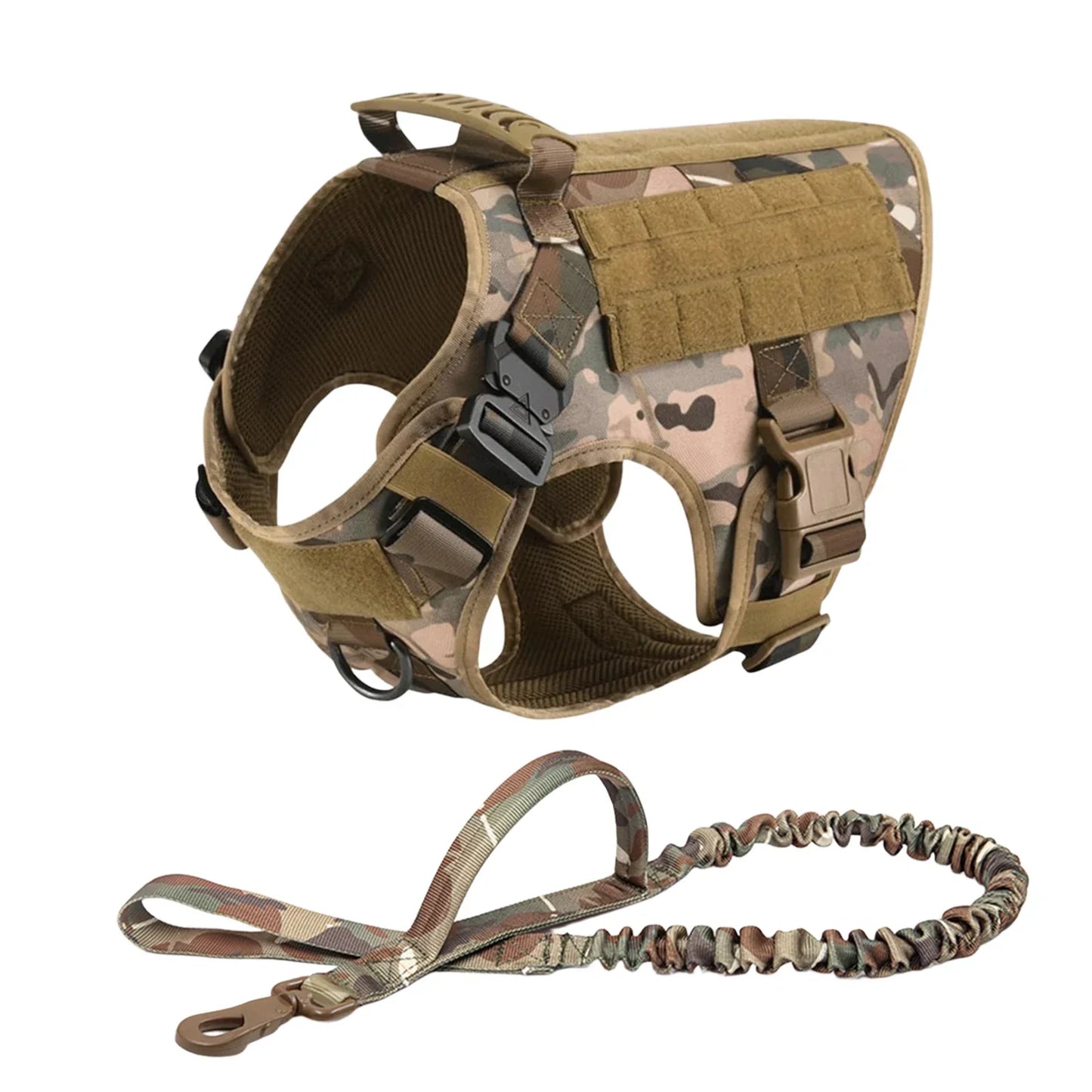 Conjunto de arnés y correa tácticos para perros Ultimate Explorer
