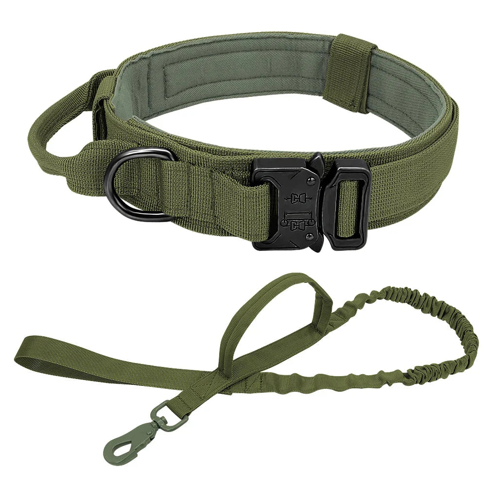 Collier et laisse Tactical Luxe