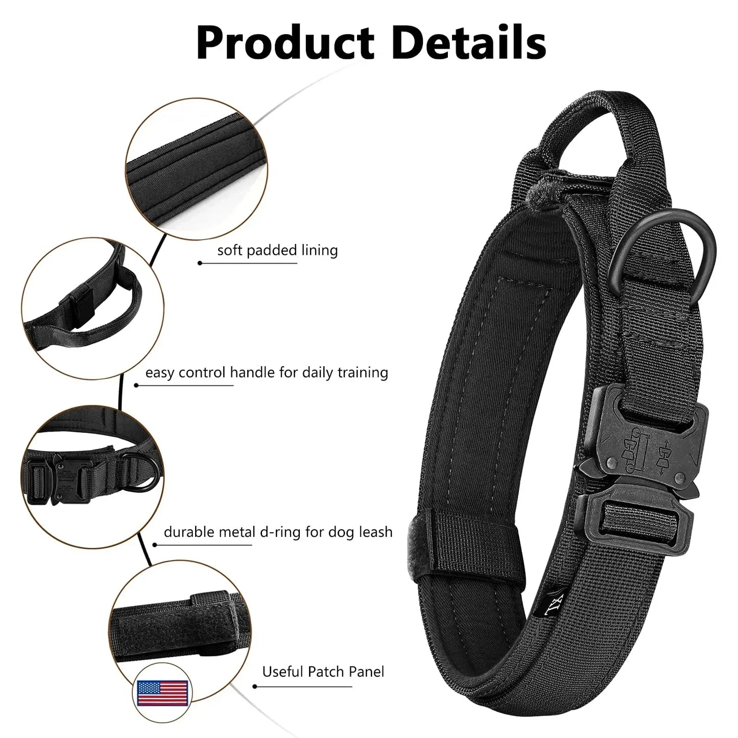 Conjunto de arnés y correa tácticos para perros Ultimate Explorer