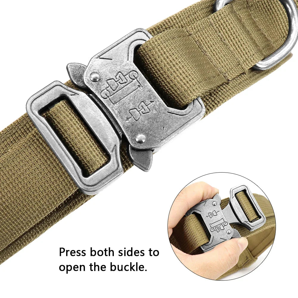 Collier et laisse Tactical Luxe