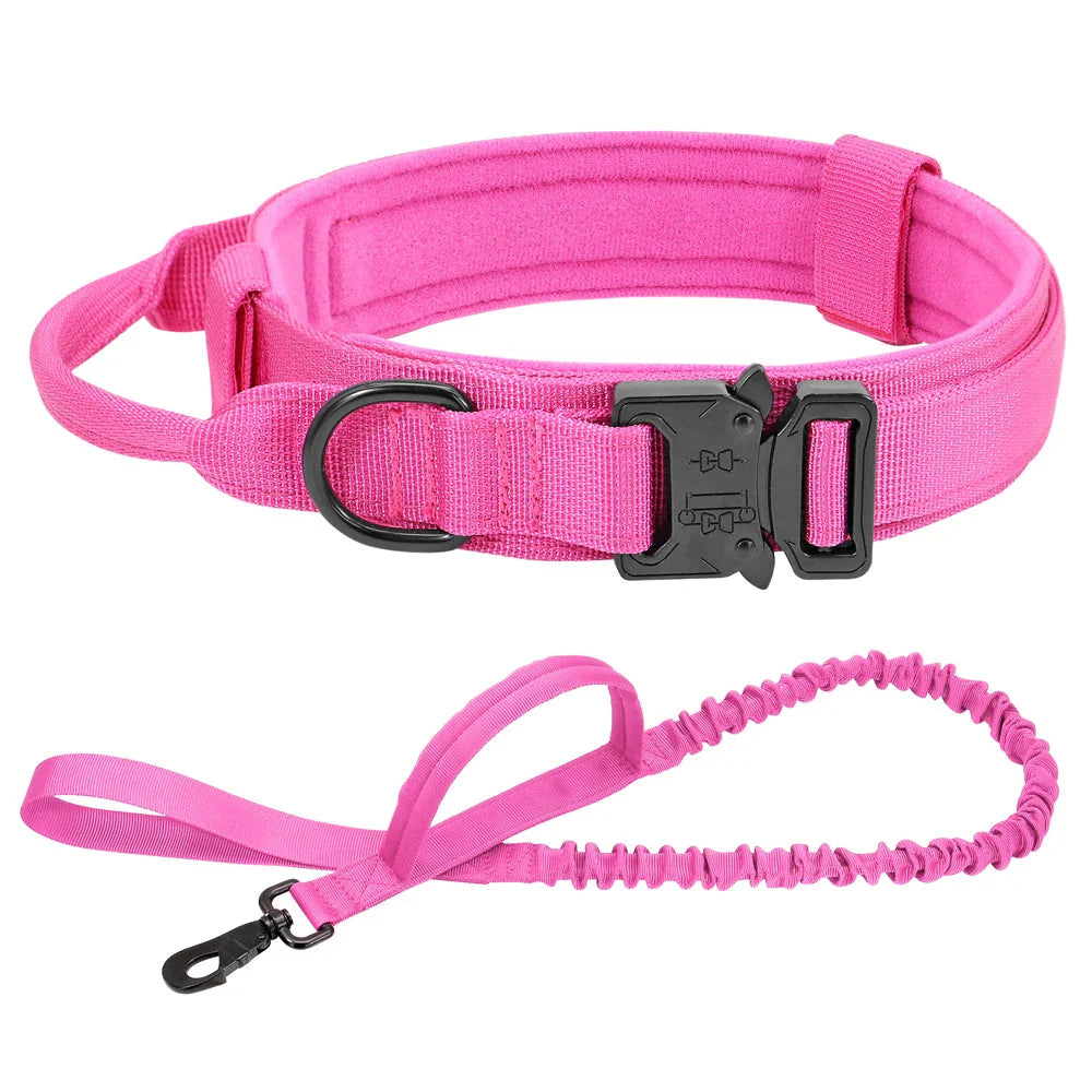 Collier et laisse Tactical Luxe