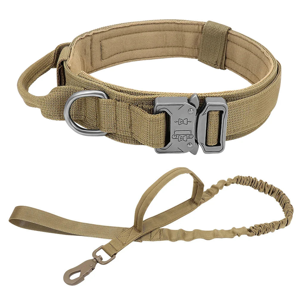 Collier et laisse Tactical Luxe