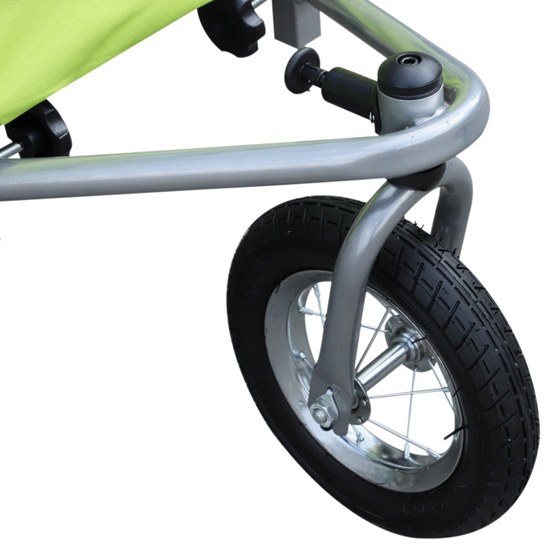 Remolque de bicicleta para perros con suspensión