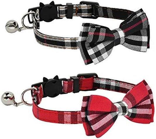 Lot de 2 colliers de sécurité pour chats et chiens