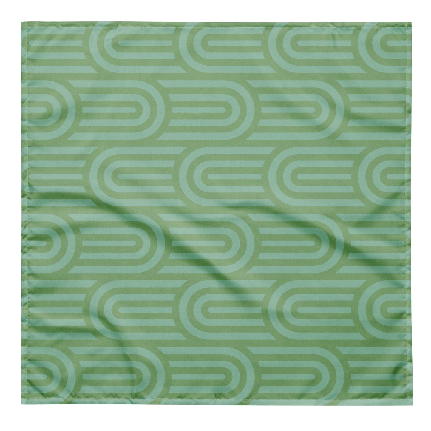 Bandana vert festonné Sebastian &amp; Clementine pour chiens et chats