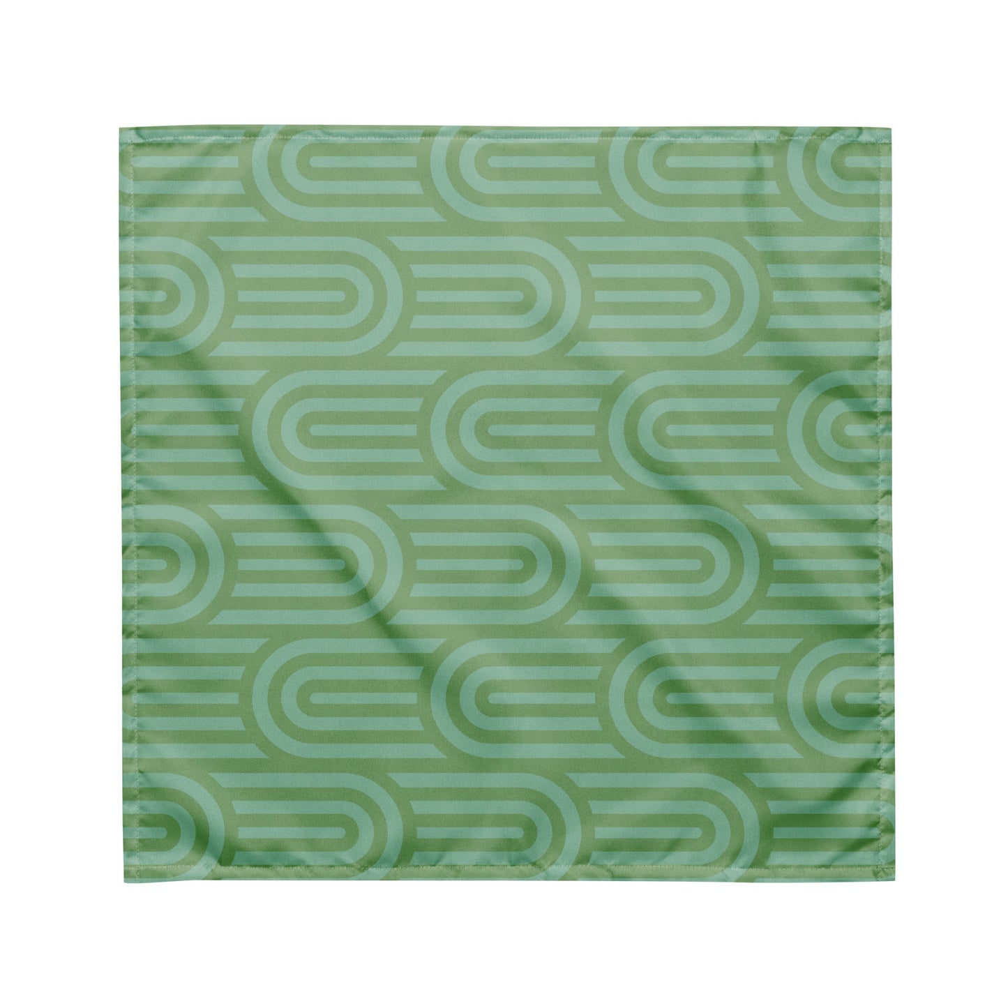 Bandana vert festonné Sebastian &amp; Clementine pour chiens et chats