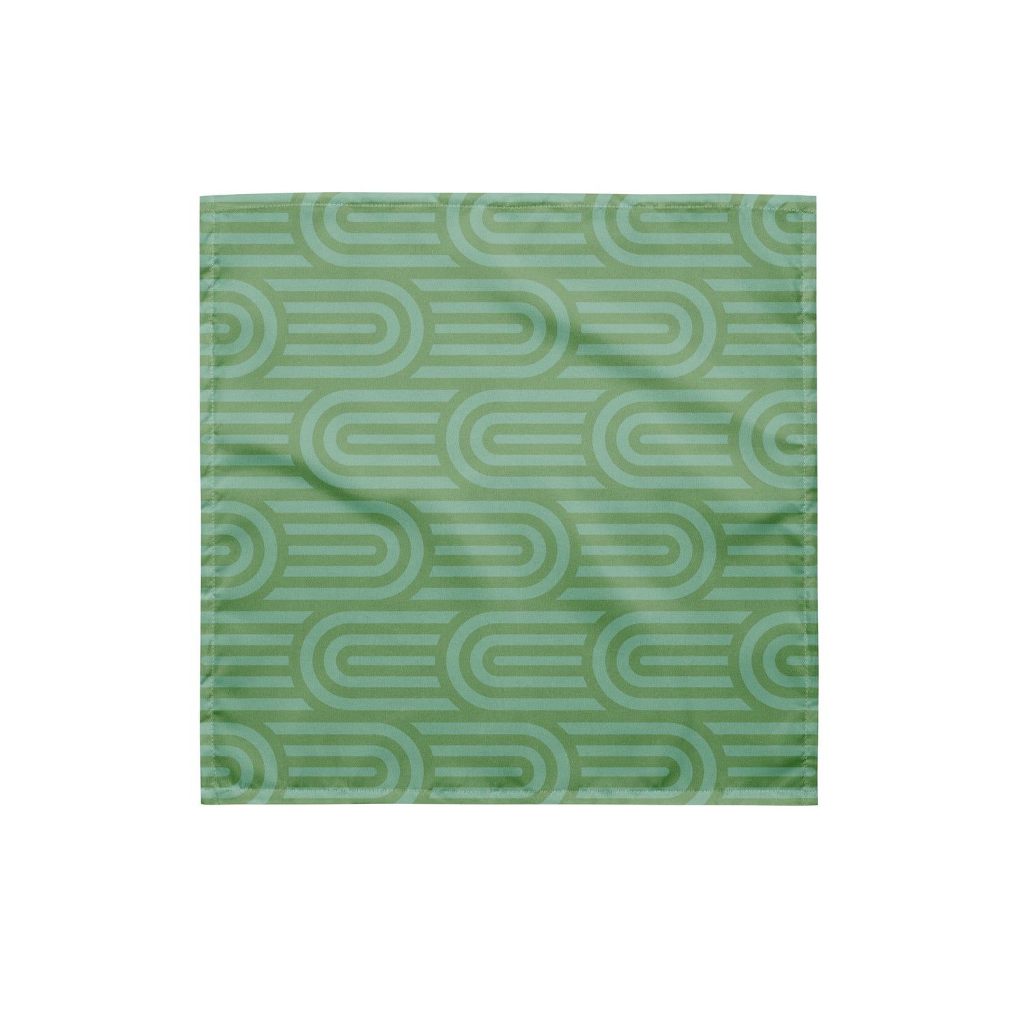 Bandana vert festonné Sebastian &amp; Clementine pour chiens et chats