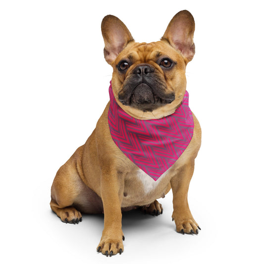 Bandana rose Sebastian &amp; Clementine pour chiens et chats