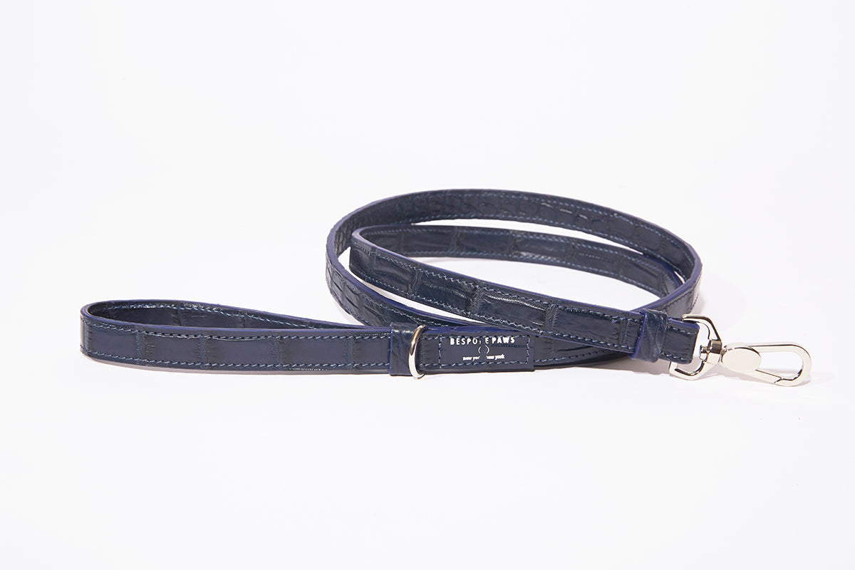 Correa para perro pequeña, de piel de cocodrilo 