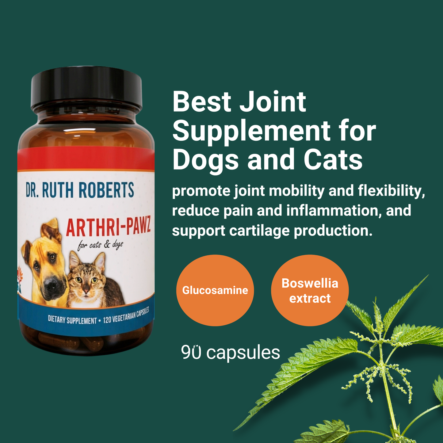 Arthri-Pawz – con glucosamina para gatos y perros 