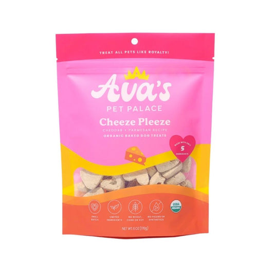 Friandises bio cuites au four pour chiens Ava's Pet Palace - Cheeze Pleeze (170 g) / Lot de 2