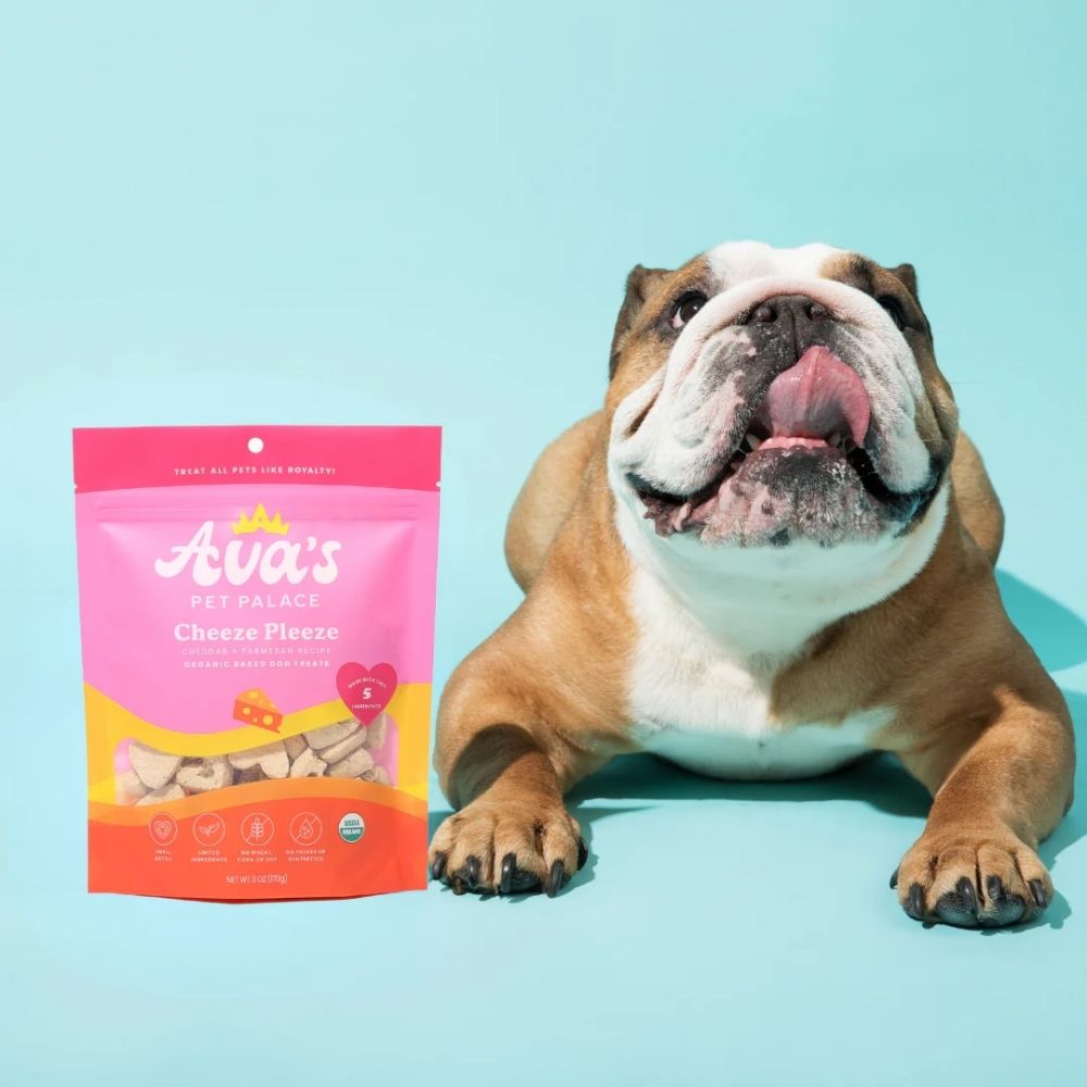 Friandises bio cuites au four pour chiens Ava's Pet Palace - Cheeze Pleeze (170 g) / Lot de 2