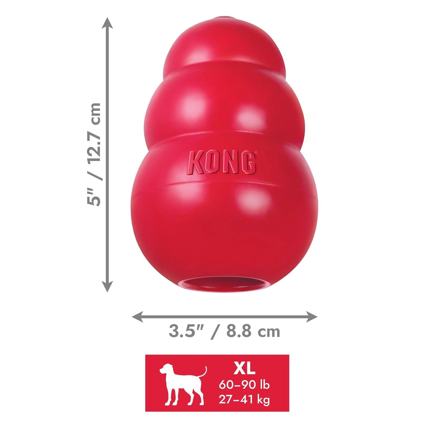 Jouet à mâcher classique en peluche pour chien, XL