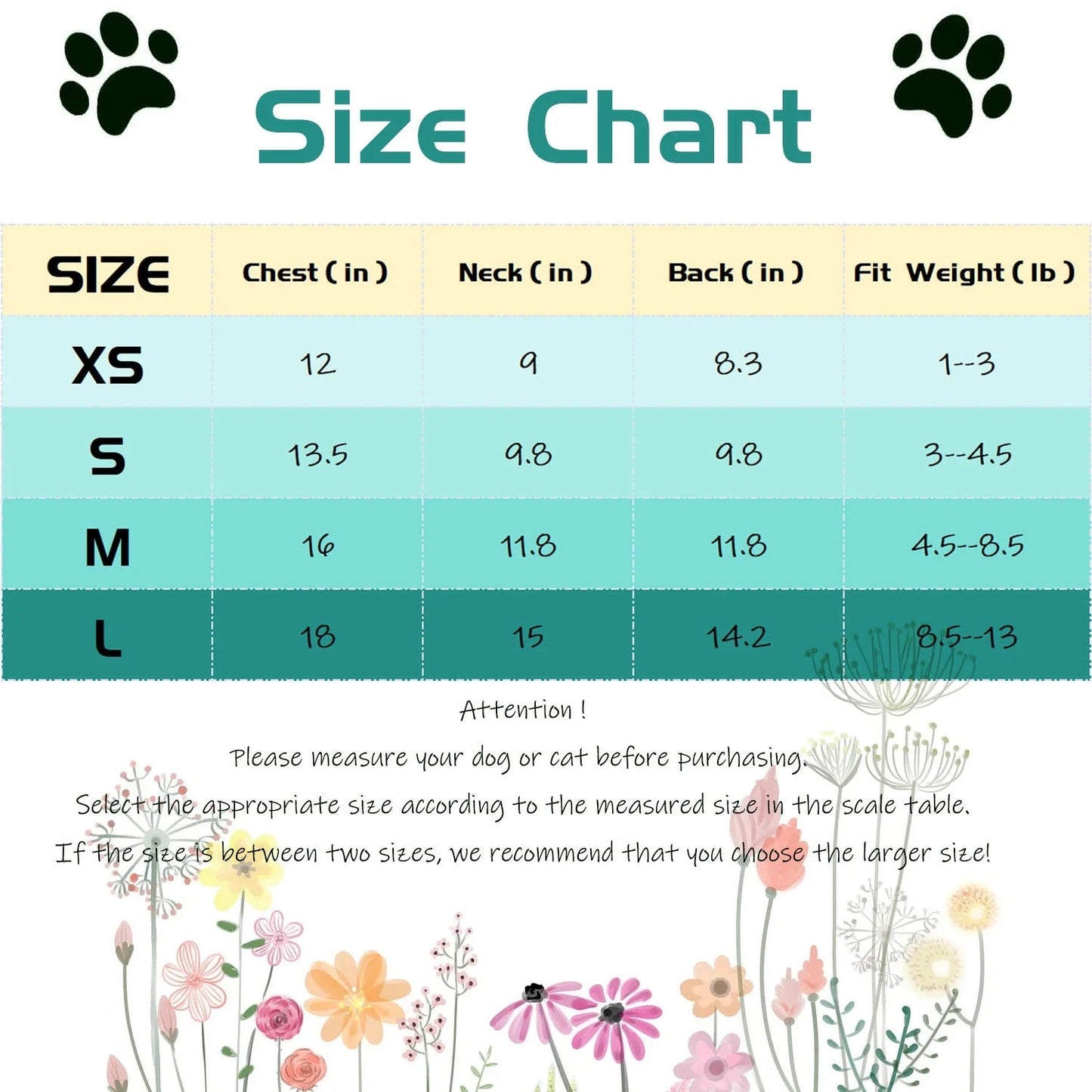 Paquete de 4 camisetas para perros pequeños