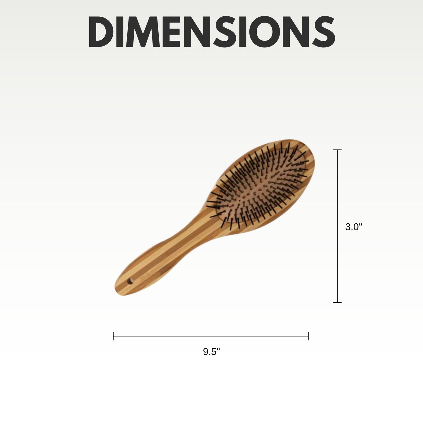 Brosse pour chien double face en bois naturel Country Living - Ergonomique, durable et polyvalente