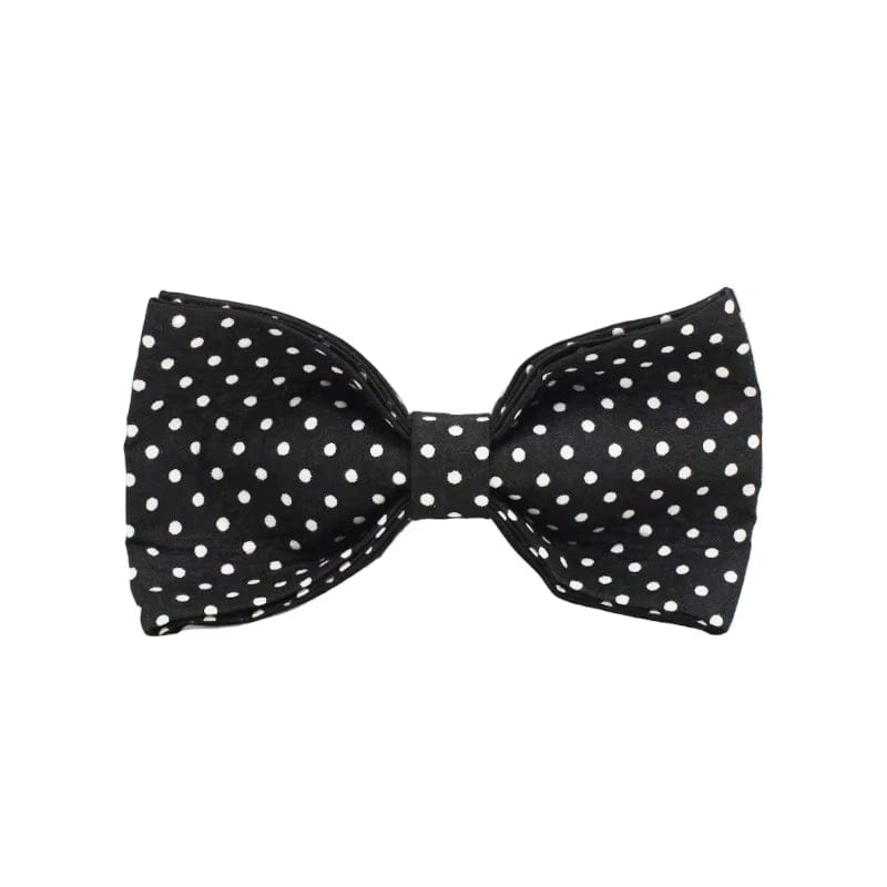 Ensemble classique personnalisé à pois noirs