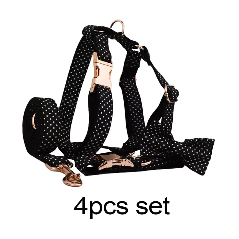 Ensemble classique personnalisé à pois noirs