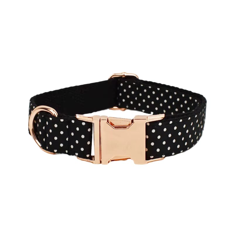 Ensemble classique personnalisé à pois noirs