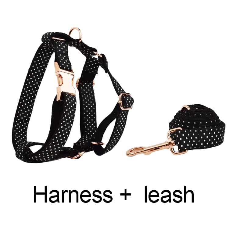Ensemble classique personnalisé à pois noirs