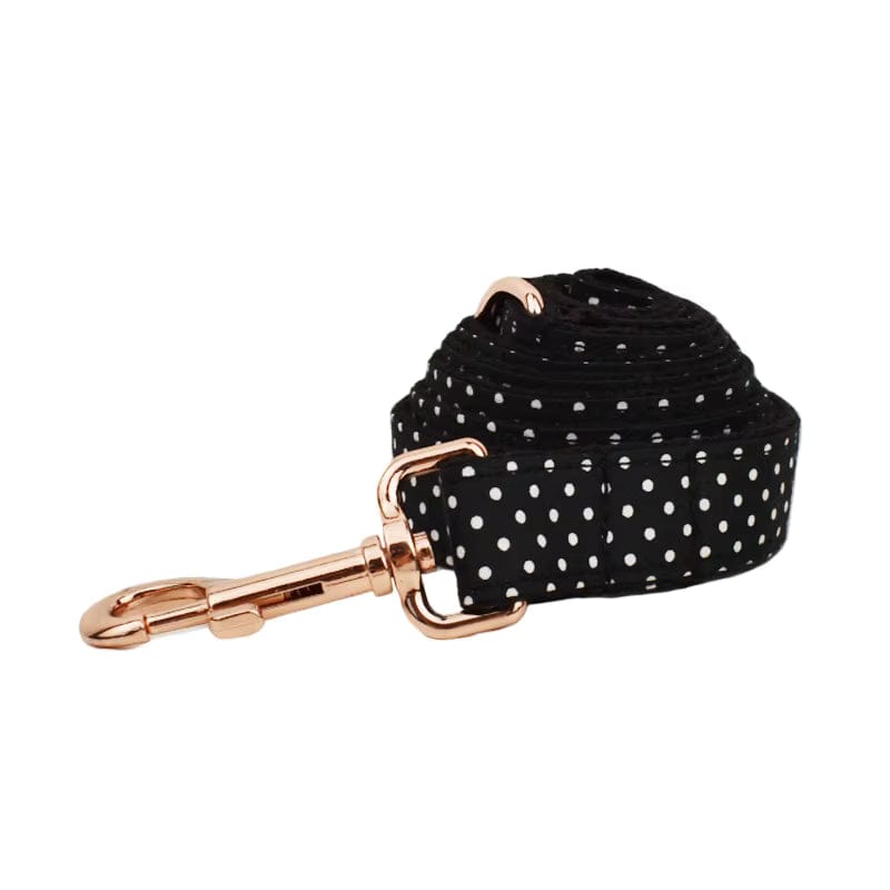 Ensemble classique personnalisé à pois noirs