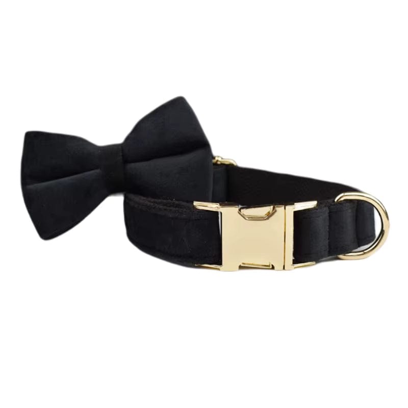 Conjunto clásico de terciopelo negro personalizado