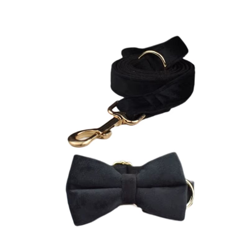 Conjunto clásico de terciopelo negro personalizado