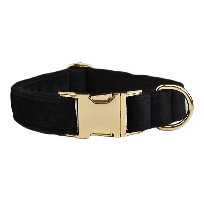 Conjunto clásico de terciopelo negro personalizado