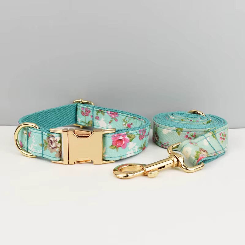 Conjunto clásico floral personalizado de Blue Blossom