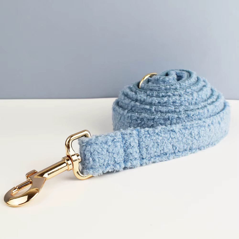 Ensemble classique personnalisé en velours ours bleu