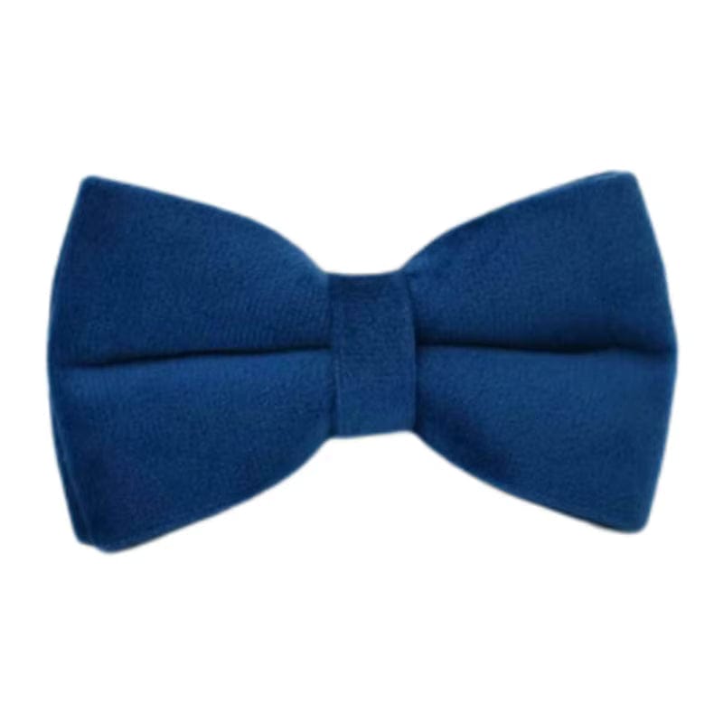 Conjunto clásico de terciopelo azul personalizado