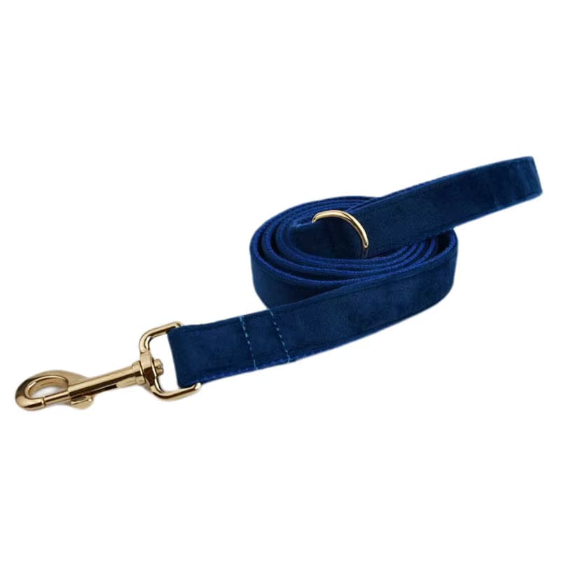 Conjunto clásico de terciopelo azul personalizado