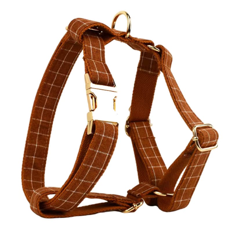 Classic Brown Plaid Set