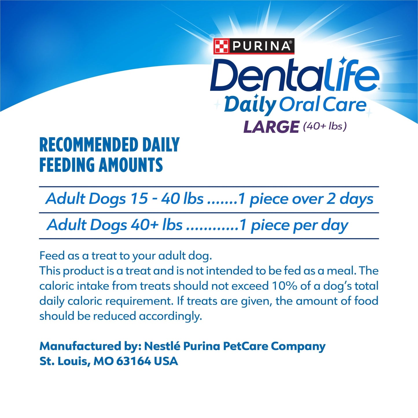 Friandises dentaires Purina Daily Oral Care pour grands chiens au poulet
