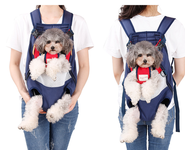 Mochila frontal para transportar perros y gatos