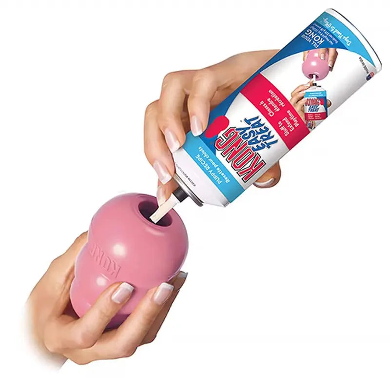 Jouet à mâcher en caoutchouc naturel pour chiot, idéal pour la dentition, avec friandises au choix (tailles XS à L).